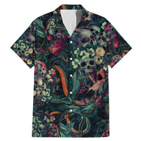 Skulls and Snakes Family Matching Mermaid Dress and Hawaiian Shirt - Wonder Print Shop