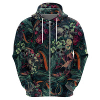Skulls and Snakes Hoodie - Wonder Print Shop