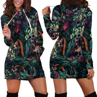 Skulls and Snakes Hoodie Dress - Wonder Print Shop