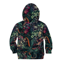 Skulls and Snakes Kid Hoodie - Wonder Print Shop