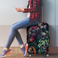 Skulls and Snakes Luggage Cover - Wonder Print Shop