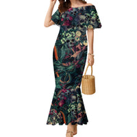 Skulls and Snakes Mermaid Dress - Wonder Print Shop