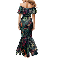 Skulls and Snakes Mermaid Dress - Wonder Print Shop