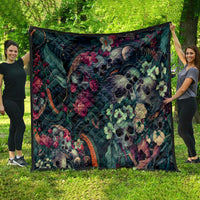 Skulls and Snakes Quilt - Wonder Print Shop