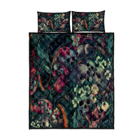 Skulls and Snakes Quilt Bed Set - Wonder Print Shop