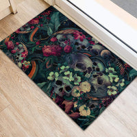 Skulls and Snakes Rubber Doormat - Wonder Print Shop