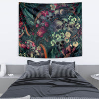 Skulls and Snakes Tapestry - Wonder Print Shop