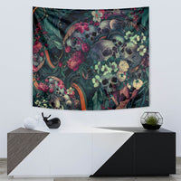 Skulls and Snakes Tapestry - Wonder Print Shop