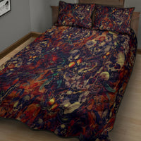 Isabell Skull Art Quilt Bed Set - Wonder Print Shop