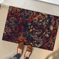 Isabell Skull Art Rubber Doormat - Wonder Print Shop