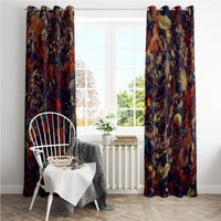 Isabell Skull Art Window Curtain - Wonder Print Shop