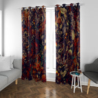 Isabell Skull Art Window Curtain - Wonder Print Shop