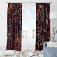 Isabell Skull Art Window Curtain - Wonder Print Shop