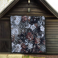 Skulls Roses And White Snakes Quilt - Wonder Print Shop