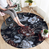 skulls-roses-and-white-snakes-round-carpet