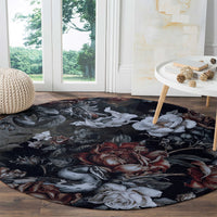 skulls-roses-and-white-snakes-round-carpet