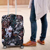 Skulls White Nightmare Luggage Cover - Wonder Print Shop