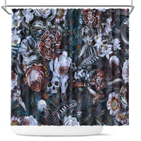 skulls-white-nightmare-shower-curtain