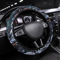 Skulls White Nightmare Steering Wheel Cover - Wonder Print Shop