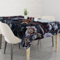 Skulls White Nightmare Tablecloth - Wonder Print Shop