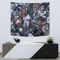Skulls White Nightmare Tapestry - Wonder Print Shop