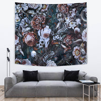 Skulls White Nightmare Tapestry - Wonder Print Shop
