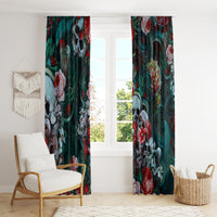 Green Poison Window Curtain - Wonder Print Shop