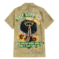 Personalized African Women Family Matching Mermaid Dress and Hawaiian Shirt Half Hood Half Holy - Wonder Print Shop