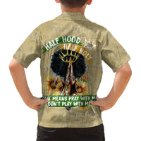 Personalized African Women Hawaiian Shirt Half Hood Half Holy - Wonder Print Shop