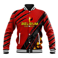 Personalized Belgium Football 2024 Baseball Jacket Trophy Wing Style - Wonder Print Shop