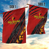 Belgium Football 2024 Garden Flag Trophy Wing Style - Wonder Print Shop