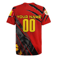 Personalized Belgium Football 2024 Rugby Jersey Trophy Wing Style - Wonder Print Shop