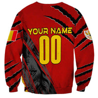 Personalized Belgium Football 2024 Sweatshirt Trophy Wing Style - Wonder Print Shop