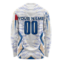 Personalized France Football 2024 Long Sleeve Shirt Trophy Wing Style - Wonder Print Shop