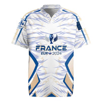 Personalized France Football 2024 Rugby Jersey Trophy Wing Style - Wonder Print Shop