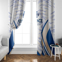France Football 2024 Window Curtain Trophy Wing Style - Wonder Print Shop