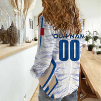 Personalized France Football 2024 Women Casual Shirt Trophy Wing Style - Wonder Print Shop