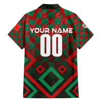 Personalized Portugal Football 2024 Family Matching Long Sleeve Bodycon Dress and Hawaiian Shirt Trophy Wing Style - Wonder Print Shop