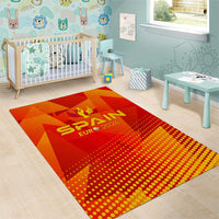 Spain Football 2024 Area Rug Trophy Wing Style - Wonder Print Shop