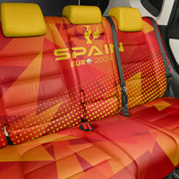 Spain Football 2024 Back Car Seat Cover Trophy Wing Style - Wonder Print Shop
