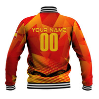 Personalized Spain Football 2024 Baseball Jacket Trophy Wing Style - Wonder Print Shop