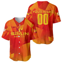 Personalized Spain Football 2024 Baseball Jersey Trophy Wing Style - Wonder Print Shop