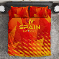 Spain Football 2024 Bedding Set Trophy Wing Style - Wonder Print Shop