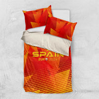 Spain Football 2024 Bedding Set Trophy Wing Style - Wonder Print Shop