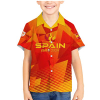 Personalized Spain Football 2024 Family Matching Mermaid Dress and Hawaiian Shirt Trophy Wing Style - Wonder Print Shop