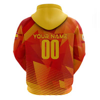 Personalized Spain Football 2024 Hoodie Trophy Wing Style - Wonder Print Shop
