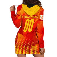 Personalized Spain Football 2024 Hoodie Dress Trophy Wing Style - Wonder Print Shop