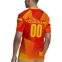 Personalized Spain Football 2024 Rugby Jersey Trophy Wing Style - Wonder Print Shop