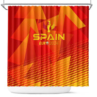 Spain Football 2024 Shower Curtain Trophy Wing Style