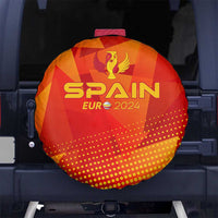 Spain Football 2024 Spare Tire Cover Trophy Wing Style - Wonder Print Shop
